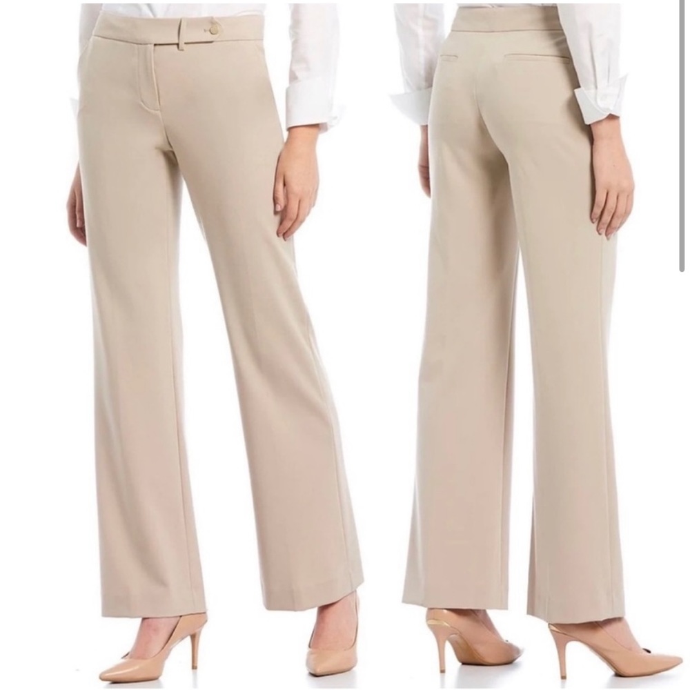 Calvin Klein Classic Fit Trousers in Khaki